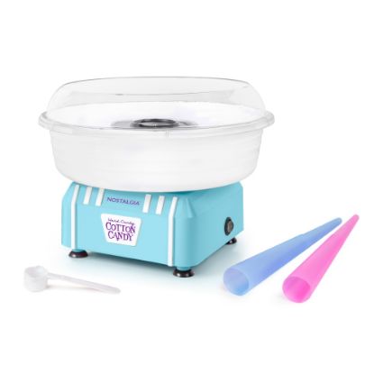 Picture of Nostalgia Hard Cotton Candy Maker, 8-3/16inH x 11-1/4inW x 11-1/4inD, Blue