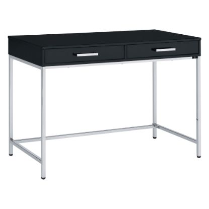 Picture of Office Star Vivos 42inW Writing Desk, Black/Chrome