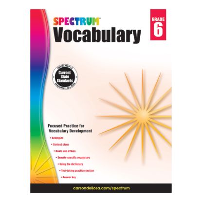 Picture of Spectrum Vocabulary Workbook, Grade 6