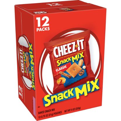 Picture of Cheez-It Classic Snack Mix - Cheese - 9 oz - 12 / Box