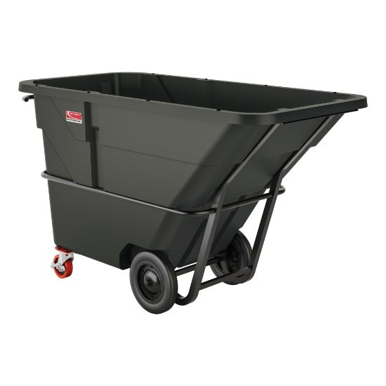 Picture of Suncast Commercial Heavy-Duty Tilt Truck, 1.5 Cu Yd., 49inH x 85-7/8inW x 41-1/4inD, Black