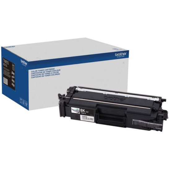 Picture of Brother TN810BK Original Standard Yield Laser Toner Cartridge - Black - 1 Each - 9000 Pages