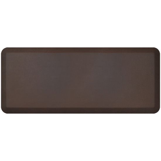 Picture of GelPro NewLife Designer Comfort Leather Grain Anti-Fatigue Floor Mat, 20in x 48in, Truffle