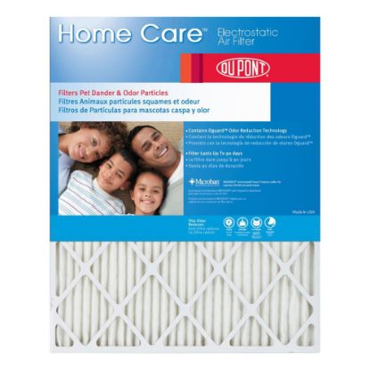 Picture of DuPont Home Care Electrostatic Air Filters, 20inH x 16inW x 2inD, Pack Of 4 Air Filters