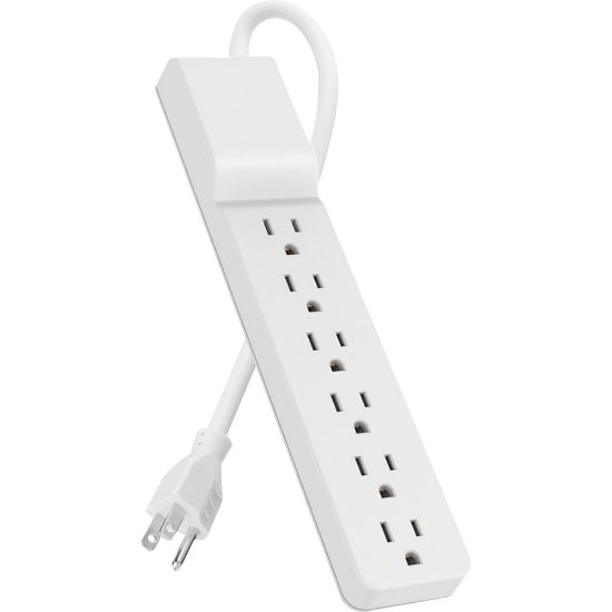 Picture of Belkin Home/Office Series Surge Protector, 6 Outlets, 10ft Cord, 700 Joules, White