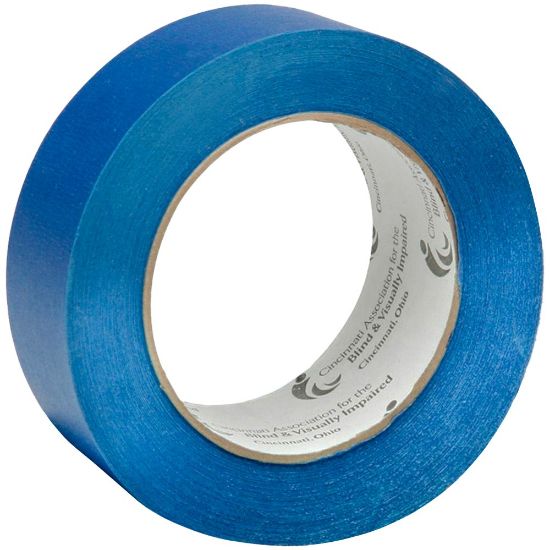 Picture of SKILCRAFT Premium Painters Tape, 1in x 60 Yd, Blue (AbilityOne 7510-01-456-7877)