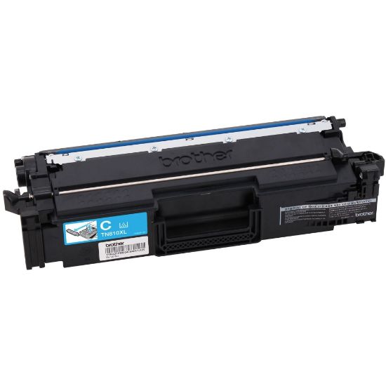 Picture of Brother TN810XLC Original High Yield Laser Toner Cartridge - Cyan - 1 Each - 9000 Pages