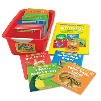 Picture of Scholastic Teaching Resources Guided Science Readers Super Animals Set, Grades K-1, Set Of 144 Books