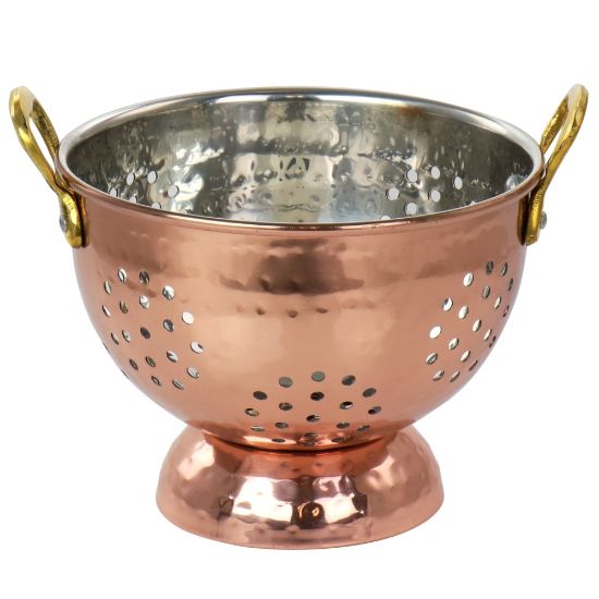 Picture of Gibson Home Rembrant Stainless Steel Mini Colander, 5-3/4in, Copper