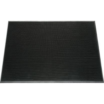 Picture of SKILCRAFT 7220-01-582-6248 Entry Scraper Mat - Floor - 72in Length x 36in Width x 0.62in Thickness - Vinyl - Black