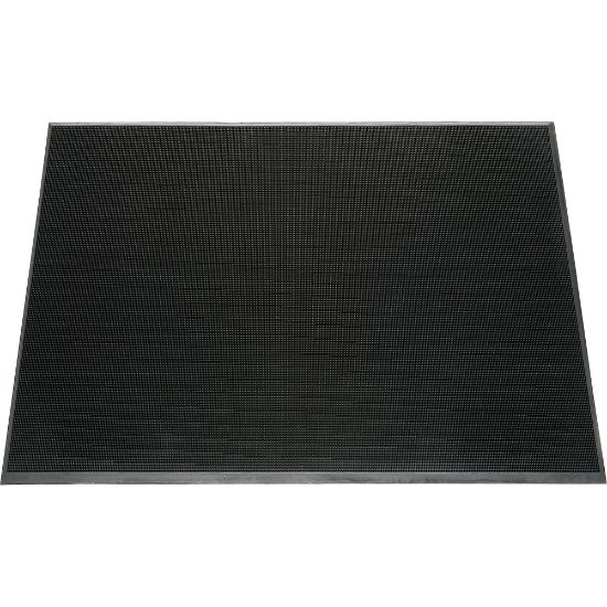 Picture of SKILCRAFT 7220-01-582-6248 Entry Scraper Mat - Floor - 72in Length x 36in Width x 0.62in Thickness - Vinyl - Black