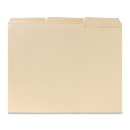 Picture of Sparco 1/3-Cut Manila File Folders, Letter Size, Manila, Box Of 100