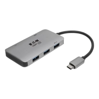 Picture of Eaton Tripp Lite Series USB C Multiport Adapter Converter 3 USB-A, 4K HDMI PD Charging Thunderbolt 3 Compatible - Docking station - USB-C 3.1 / Thunderbolt 3 - HDMI