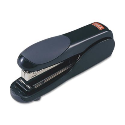 Picture of MAX Flat Clinch Full-strip Stapler - 30 Sheets Capacity - 210 Staple Capacity - Full Strip - 1/4in Staple Size - Black