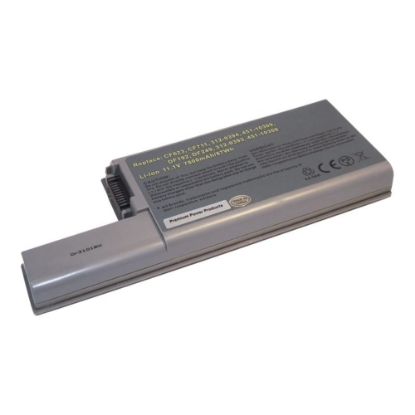 Picture of eReplacements Compatible Laptop Battery Replaces Dell 312-0402, 0MM160, 310-9123, 312-0394, 312-0402, 312-0402-EV7, 312-0538-TM, 3120394, 3120402, DF192, MM156, RW220, WN979, XD735, YD623 - Fits in Dell Latitude D531, D531N, D820, D830; Dell Precision M65