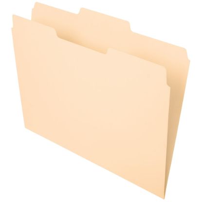 Picture of Office Depot Brand File Folders, 1/3 Cut, Center Position, Letter Size, Manila, Pack Of 100