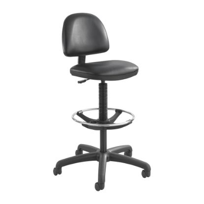 Picture of Safco Precision Extended-Height Chair, Black Frame, Black Vinyl