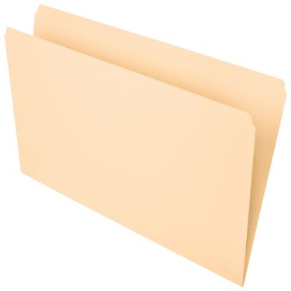 Picture of Office Depot Brand File Folders, Straight Cut, Legal Size, Manila, Pack Of 100