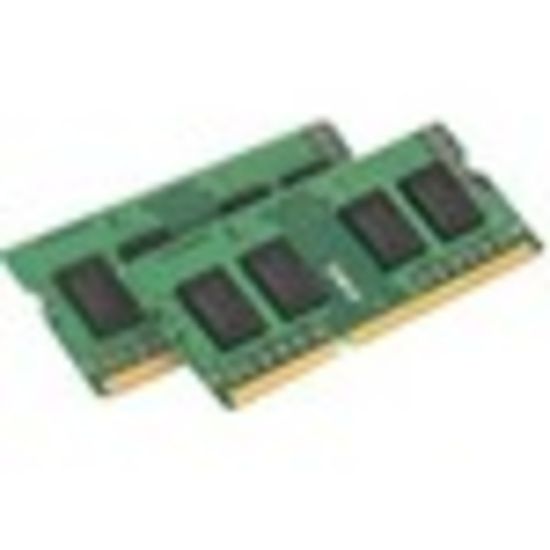 Picture of Kingston 8GB Kit(2x4GB) - DDR3L 1600MHz - 8 GB (2 x 4GB) - DDR3L-1600/PC3-12800 DDR3L SDRAM - 1600 MHz - CL11 - 1.35 V - Non-ECC - Unbuffered - 204-pin - SoDIMM