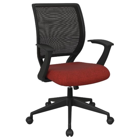 Picture of Office Star Work Smart Mesh Task Chair, Cherry/Black