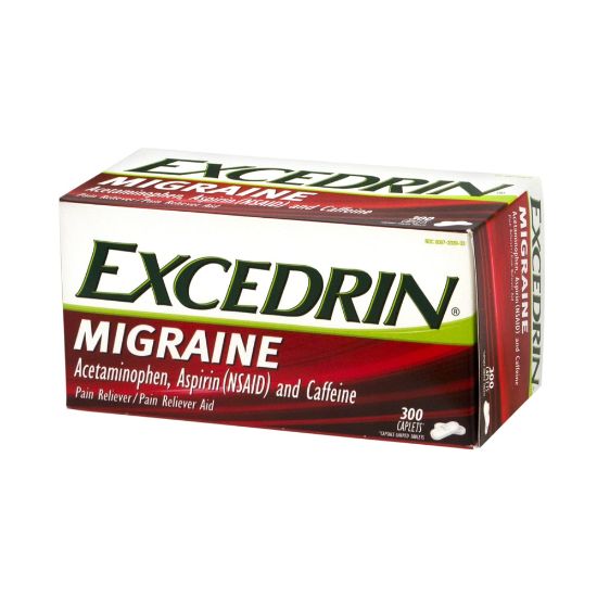 Picture of Excedrin Migraine Pain Reliever Caplets, Pack Of 300