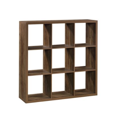 Picture of Sauder Select 44inH 9-Cube Storage Bookcase, Rural Pine