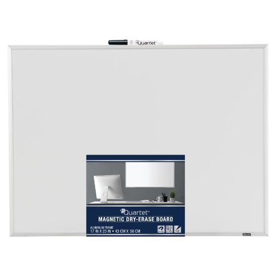 Picture of Quartet Magnetic Dry-Erase Whiteboard, 17in x 23in, Aluminum Frame With Silver Finish