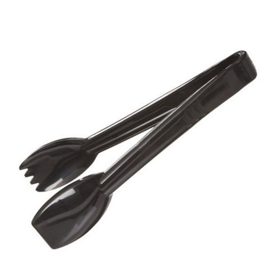 Picture of Carlisle Carly Salad Tongs, 6-1/4in, Black