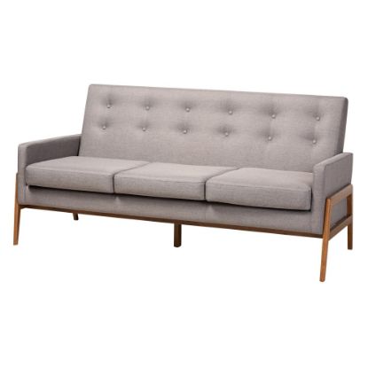 Picture of Baxton Studio 10252 Sofa, Light Gray