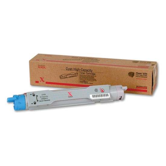 Picture of Xerox 6250 Cyan High Yield Toner Cartridge, 106R00668