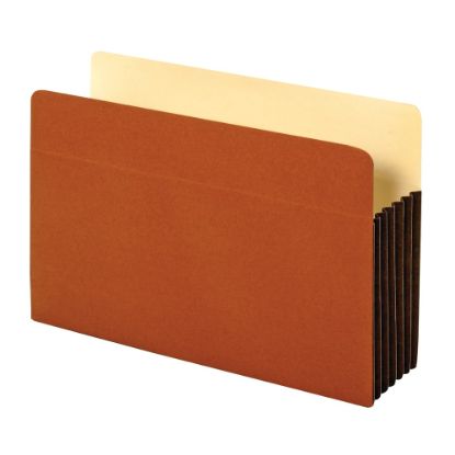 Picture of Office Depot Brand Heavy-Duty File Pockets, 5 1/4in Expansion, 8 1/2in x 14in, Legal Size, 30% Recycled, Brown, Box Of 10 File Pockets