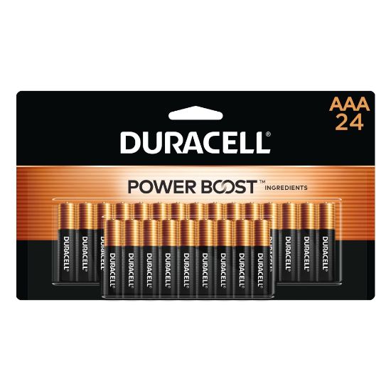 Picture of Duracell Coppertop AAA Alkaline Batteries, Pack Of 24