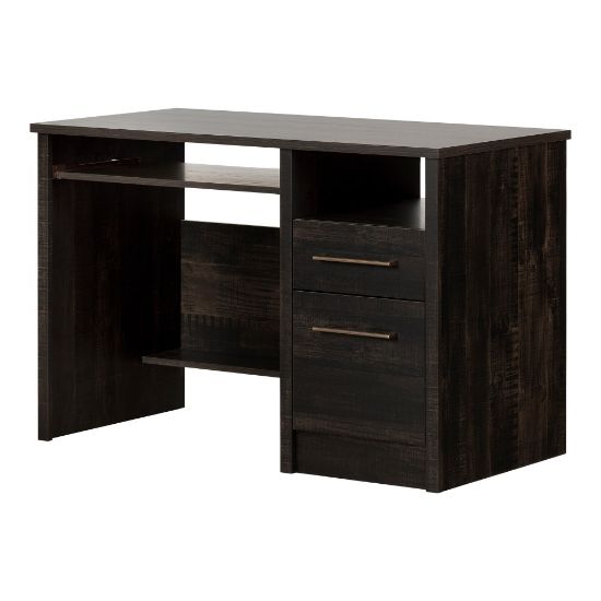 Picture of South Shore Gravity 46inW Computer Desk, Rubbed Black