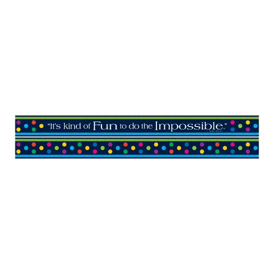 Picture of Barker Creek Double-Sided Straight-Edge Border Strips, 3in x 35in, Italy Punti, Pack Of 12