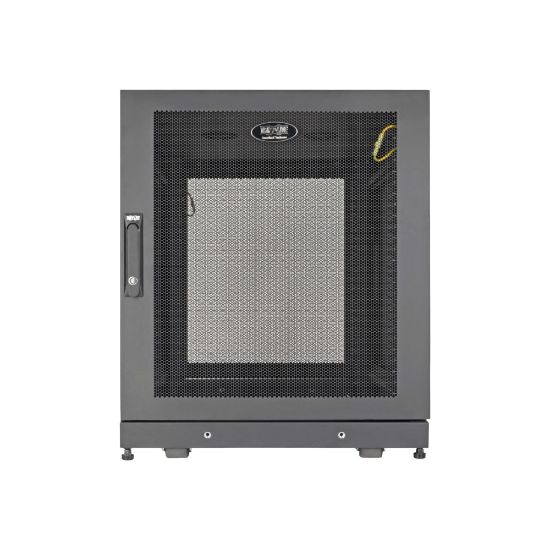 Picture of Tripp Lite 14U SmartRack Deep Server Rack - 42 in. Depth, Doors & Side Panels Included - For Server, Patch Panel, LAN Switch - 14U Rack Height x 19in Rack Width x 37in Rack Depth - Floor Standing - Black Powder Coat - Steel