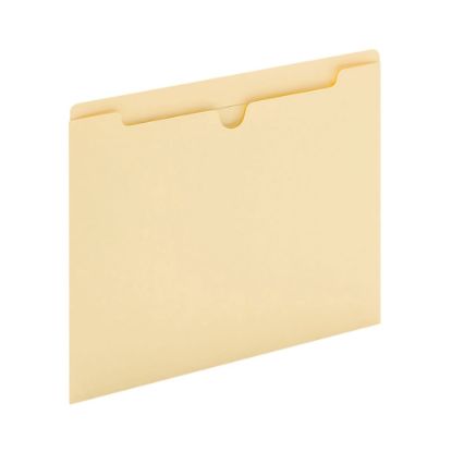 Picture of Office Depot Brand Manila File Jackets, Reinforced Tab, 8 1/2in x 11in, Box of 100 File Jackets