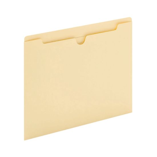 Picture of Office Depot Brand Manila File Jackets, Reinforced Tab, 8 1/2in x 11in, Box of 100 File Jackets