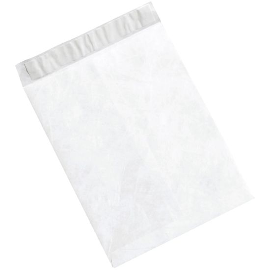 Picture of Tyvek Flat Envelopes, 9 1/2in x 12 1/2in, White, Case Of 100