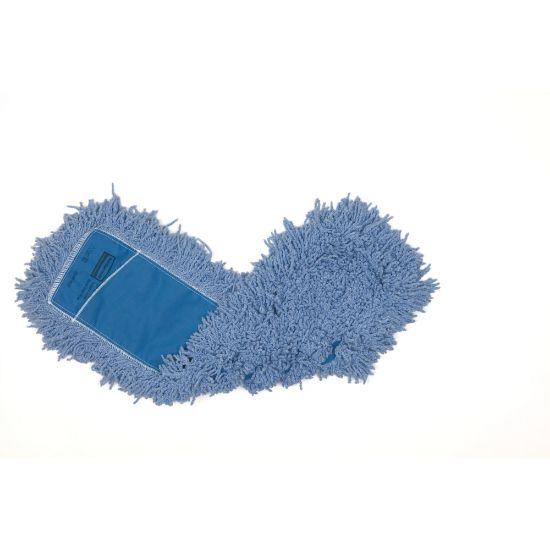 Picture of Rubbermaid Twisted-Loop Blend Dust Mop, 24in x 5in, Blue