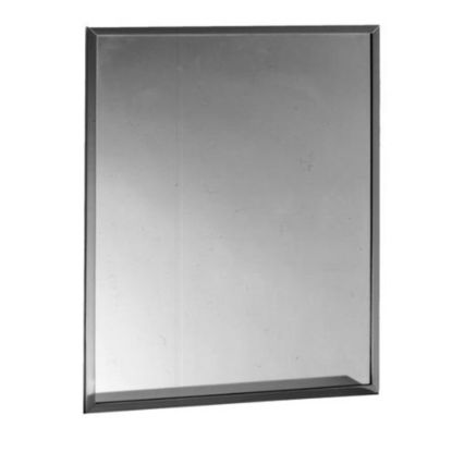 Picture of Bobrick Framed Mirror, 24in x 36in, Silver