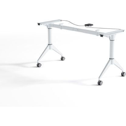 Picture of Lorell Training Table Base - White Folding Base - 2 Legs - 29.50in Height - Assembly Required