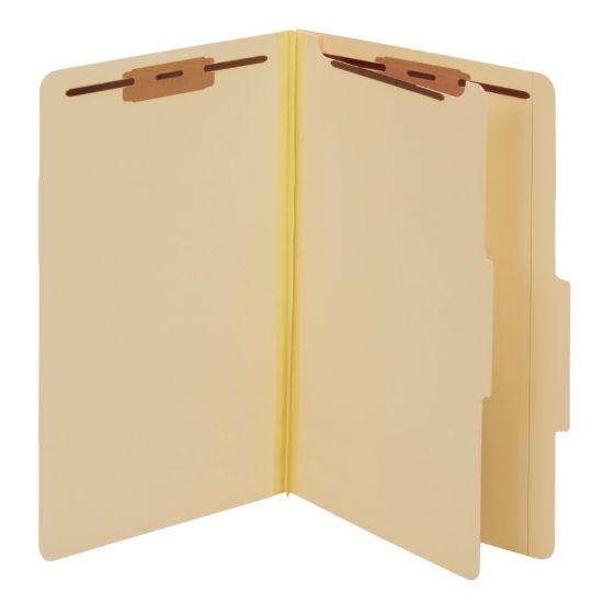 Picture of Pendaflex Manila Pressboard Classification Folders, 1/5 Tab Cut, Legal Size, Manila, Box Of 10