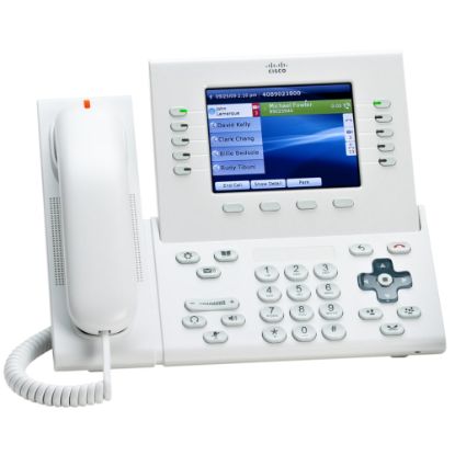 Picture of Cisco 9971 IP Phone - Corded/Cordless - Wi-Fi - Desktop - VoIP - 5.6in LCD - IEEE 802.11a/b/g - PoE Ports