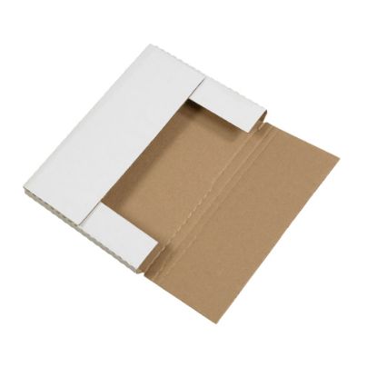 Picture of Partners Brand Multi-Depth Bookfold Mailers, 12 1/8in x 9 1/8in x 1in, White, Pack Of 50