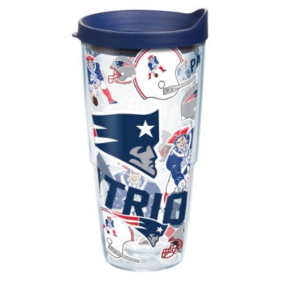 Picture of Tervis NFL All-Over Tumbler With Lid, 24 Oz, New England Patriots