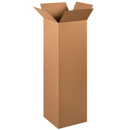 Picture of Partners Brand Tall Corrugated  Boxes, 12in x 12in x 40in, Kraft, Pack Of 15