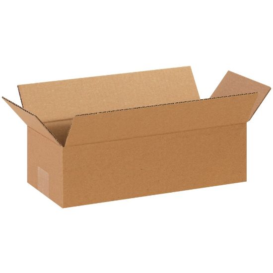 Picture of Partners Brand Long Corrugated  Boxes, 14inL x 6inH x 4inW, Kraft, Pack Of 25