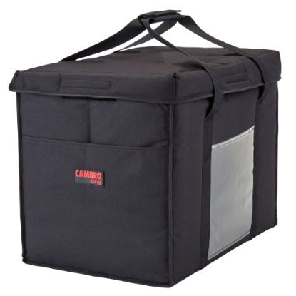 Picture of Cambro Delivery GoBags, 21in x 14in x 17in, Black, Set Of 4 GoBags