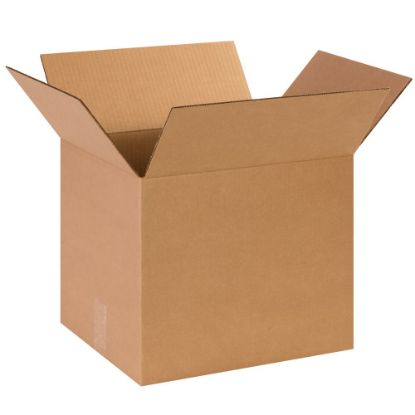 Picture of Partners Brand Corrugated Boxes, 14in x 12in x 12in, Kraft, Pack Of 25