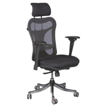 Picture of Balt Ergo Executive Ergonomic Mesh-Back Adjustable Chair, Black